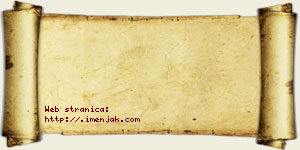 Mina Aljančić vizit kartica